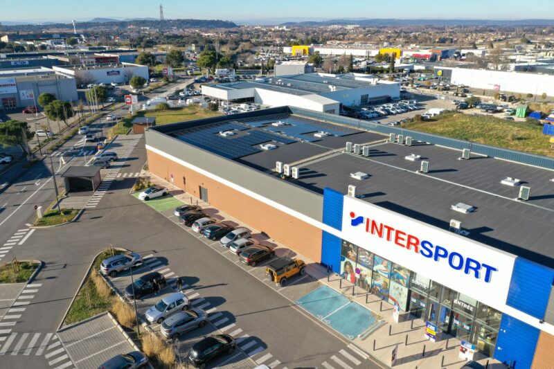 centrale photovoltaÏque Intersport Orange