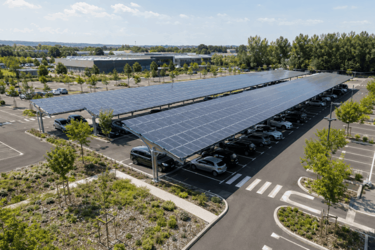 Ombrière de parking photovoltaique