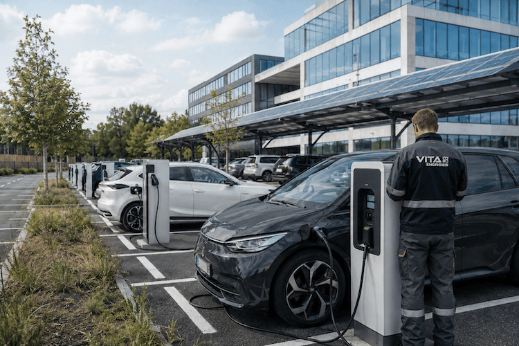 Ombrière de parking photovoltaique