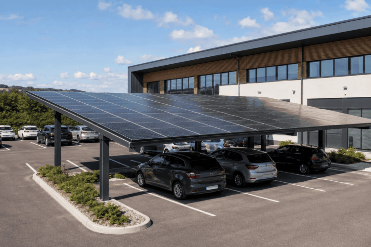 Ombrière de parking photovoltaique